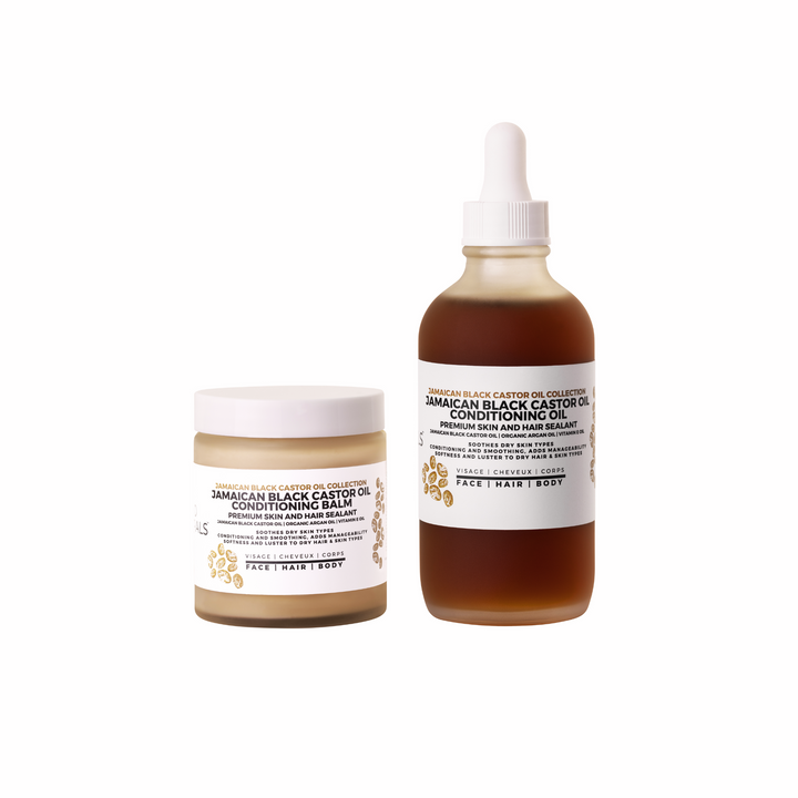 Jamaican Black Castor Oil Conditioning Oil + Balm Set