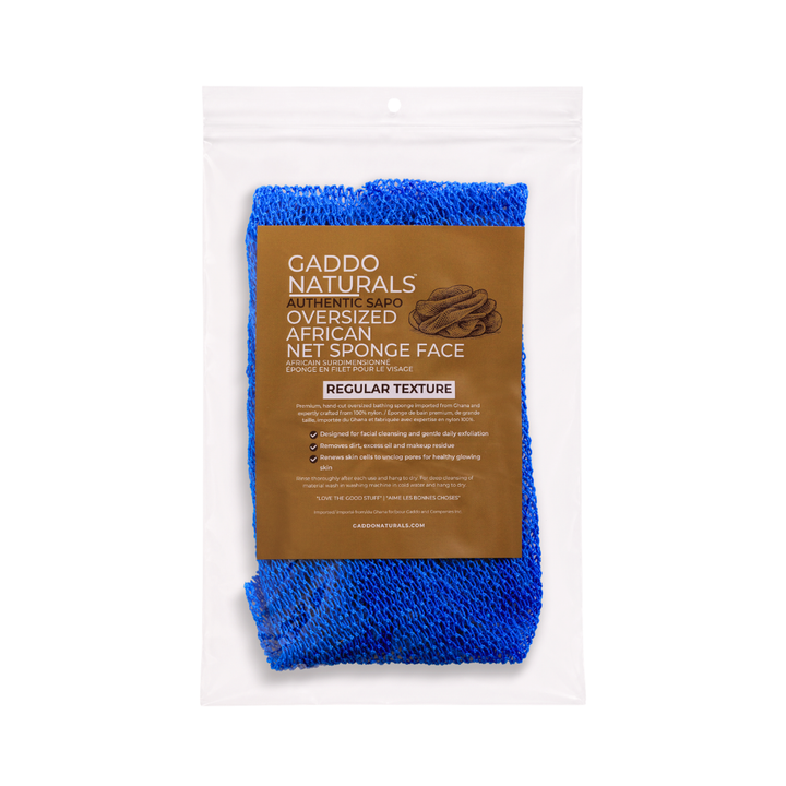 SAPO - Oversized African Net Sponge for Face (Regular Texture)