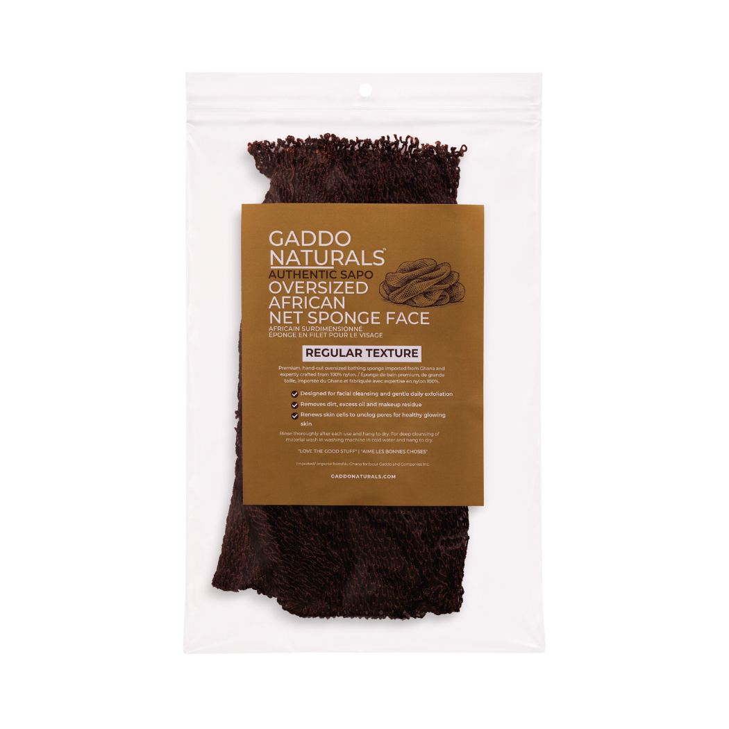 SAPO - Oversized African Net Sponge for Face (Regular Texture)