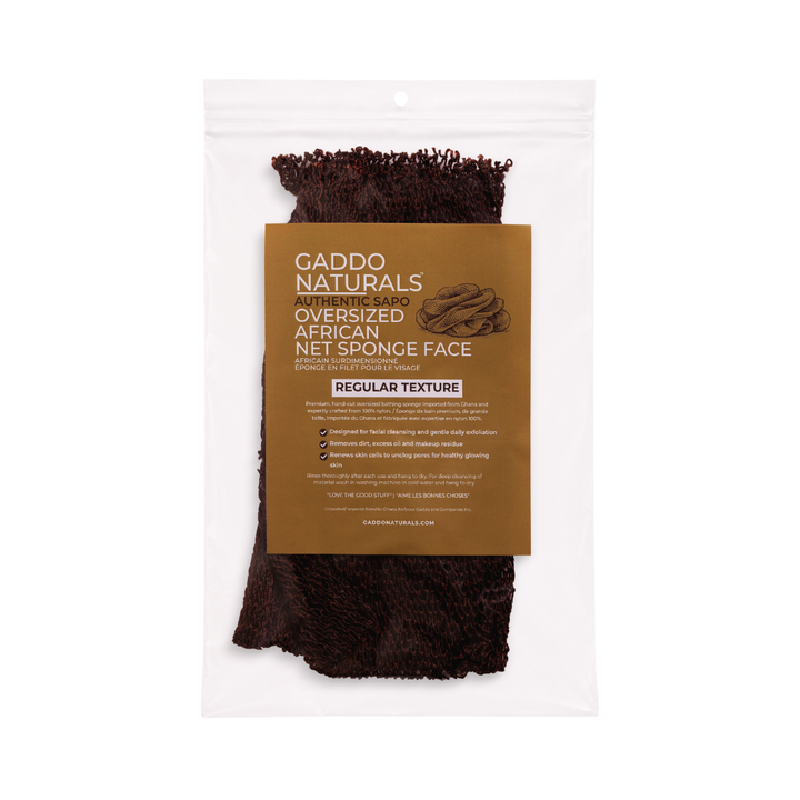 SAPO - Oversized African Net Sponge for Face (Regular Texture)