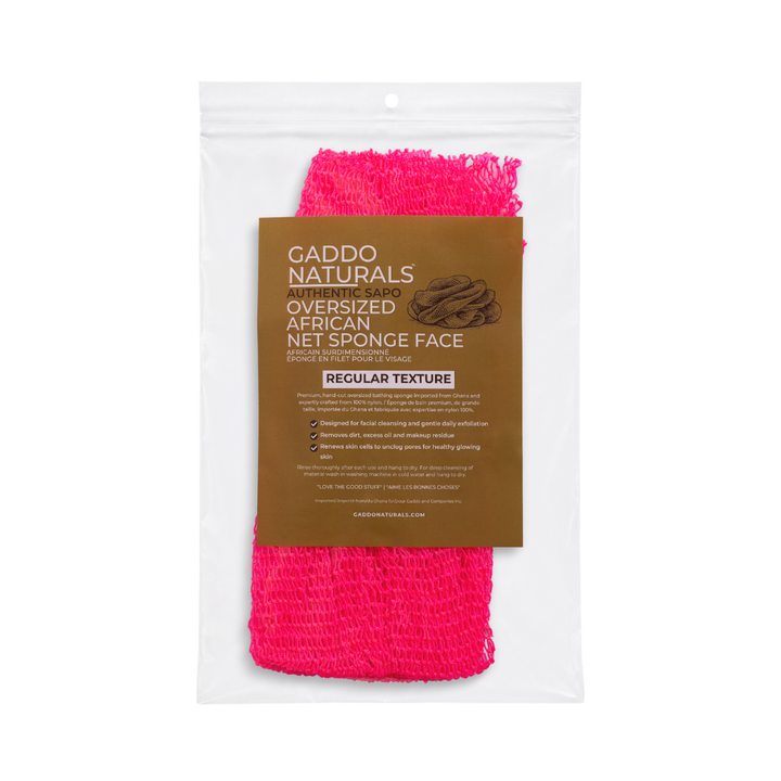 SAPO - Oversized African Net Sponge for Face (Regular Texture)