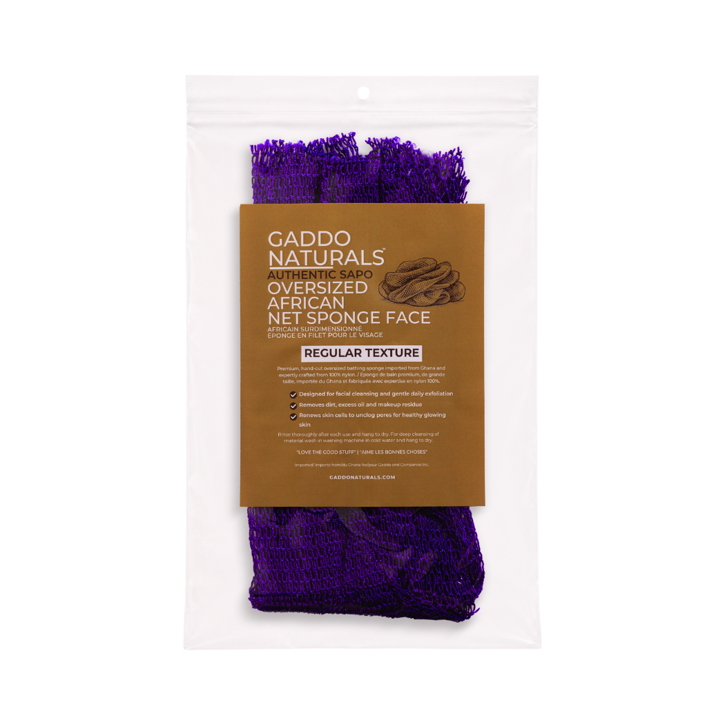 SAPO - Oversized African Net Sponge for Face (Regular Texture)